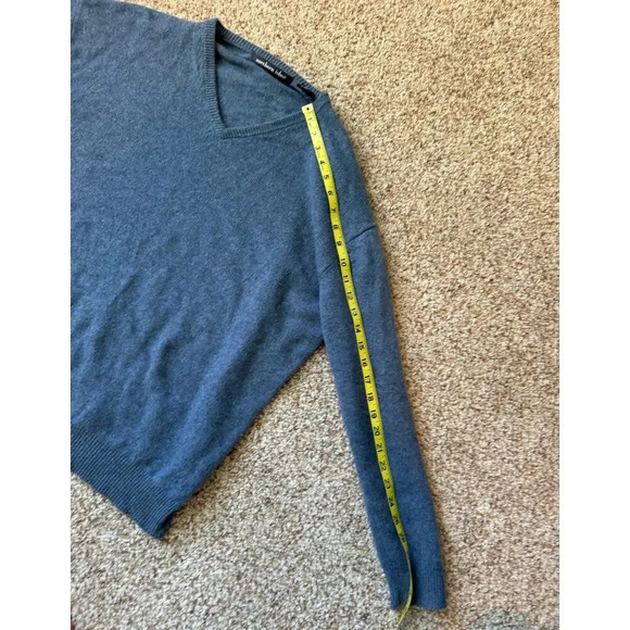 NORTHERN ISLES 100% CASHMERE sweater, XL, V Neck - Picture 6 of 10